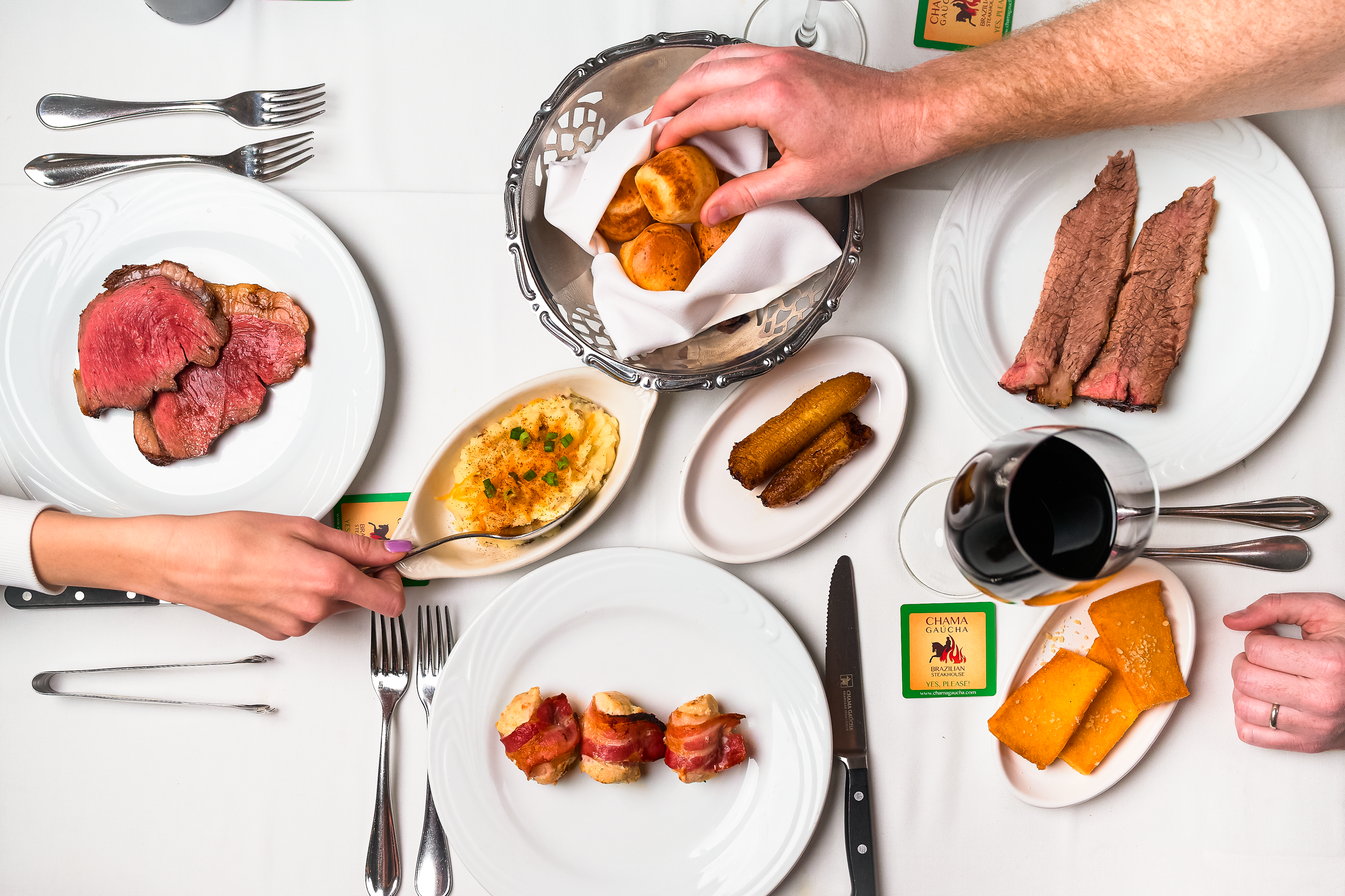 Side dishes at Chama Gaucha